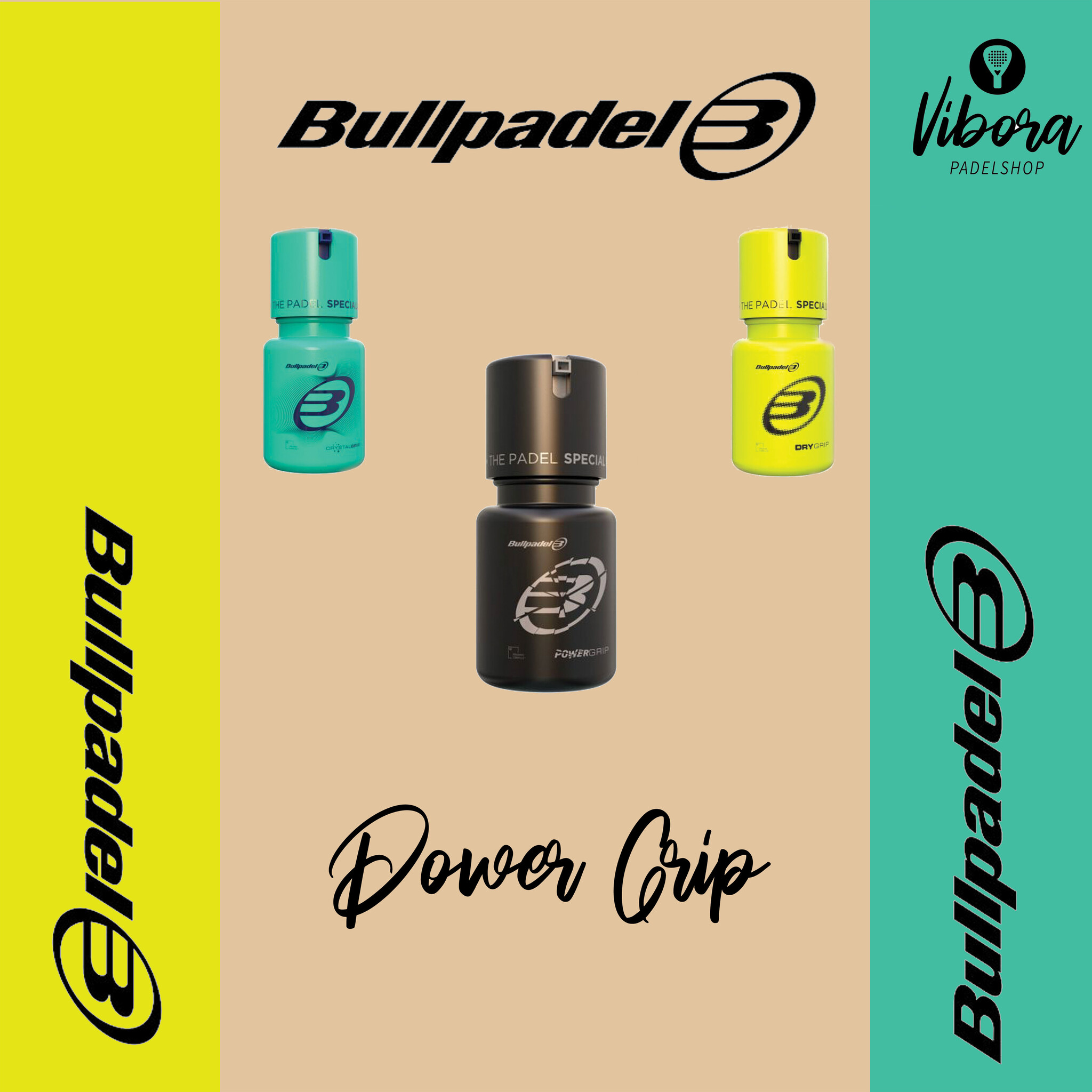 De nieuwste Power Grip Gels van Bullpadel zijn nu binnen bij Padelshop Vibora