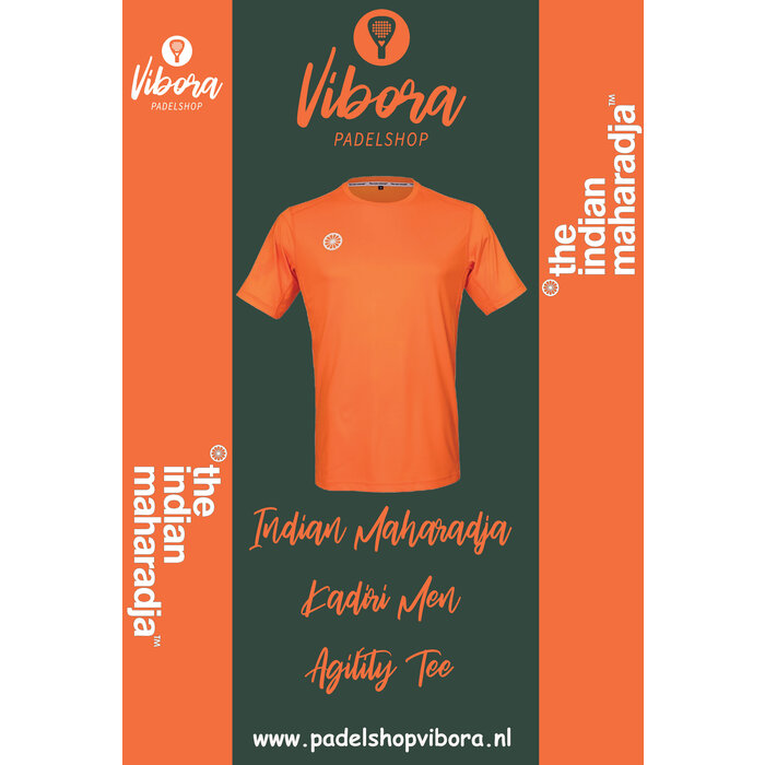 Indian Maharadja Kadiri Men Agility Tee Neon Orange Indian Maharadja T-shirt