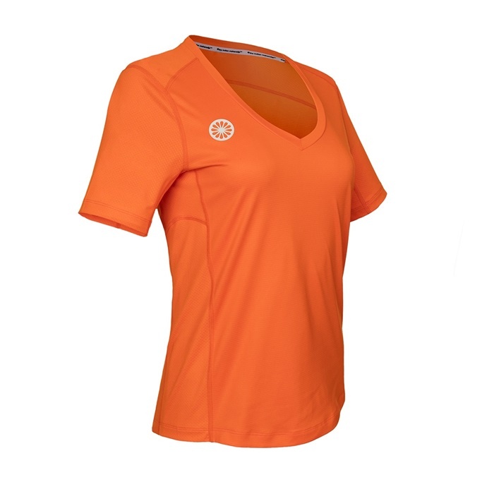 The Indian Maharadja Kadiri  Women Agility Tee Neon Orange Indian Maharadja Shirt