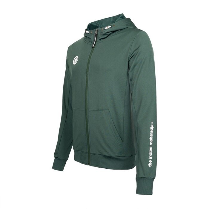 Indian Maharadja Kadiri Men Hooded Jacket Forest Green