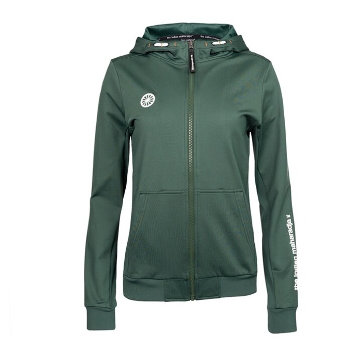 Indian Maharadja Kadiri Women Hooded Jacket Forest Green