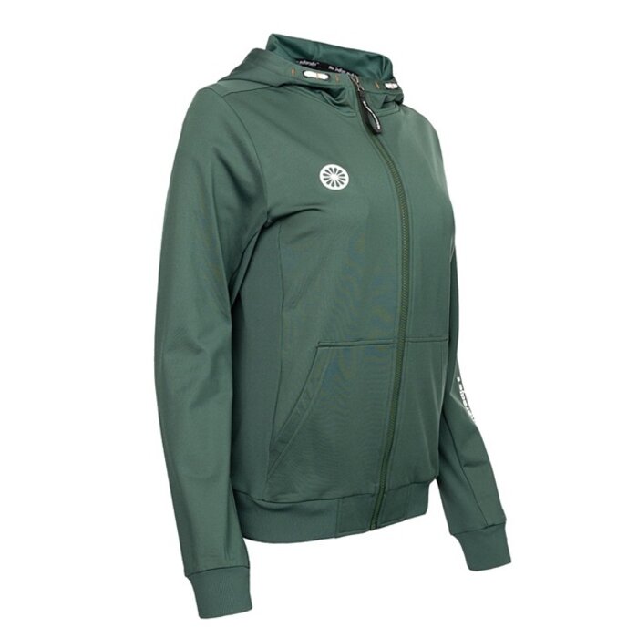 Indian Maharadja Kadiri Women Hooded Jacket Forest Green