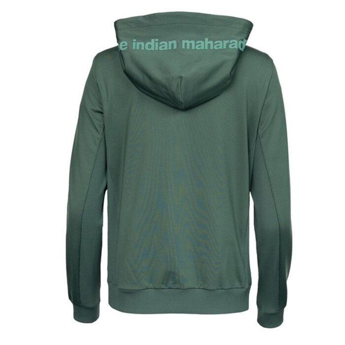 Indian Maharadja Kadiri Women Hooded Jacket Forest Green