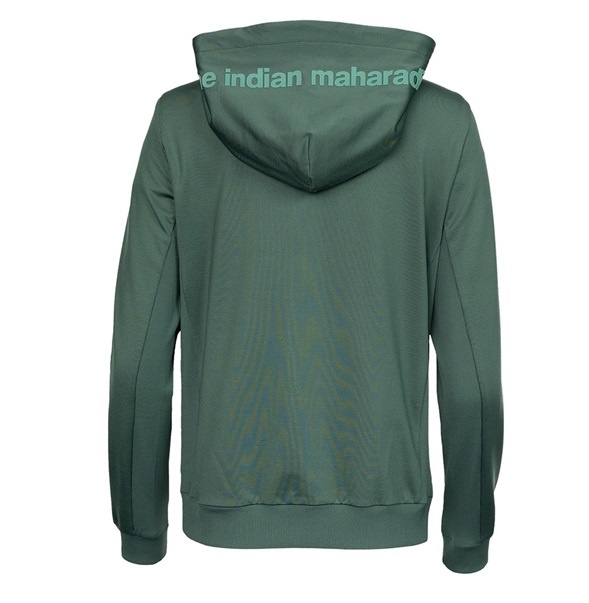 Indian Maharadja Kadiri Women Hooded Jacket Forest Green