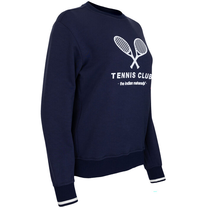 Indian Maharadja Women Tennis Club Sweater Royal Blue