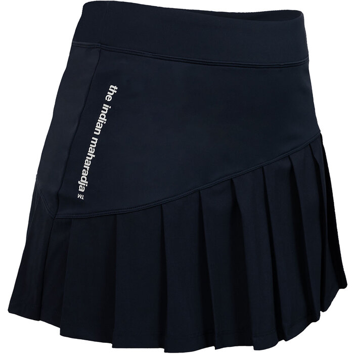 Indian Maharadja Women Pleated Skirt Night Blue