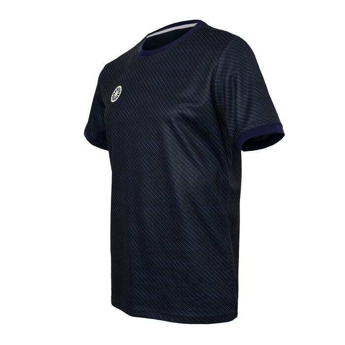 Indian Maharadja Men Pique Printed Tee Night Blue