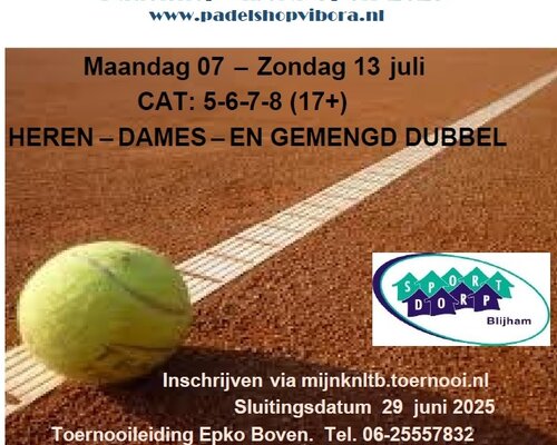 TC Odivia organiseert Padelshop Vibora Open 2025!!!