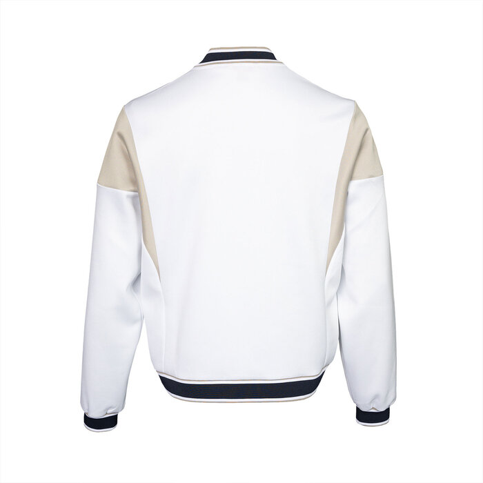 Indian Maharadja Indian Maharadja Men Pique Bomber Jacket Bright White