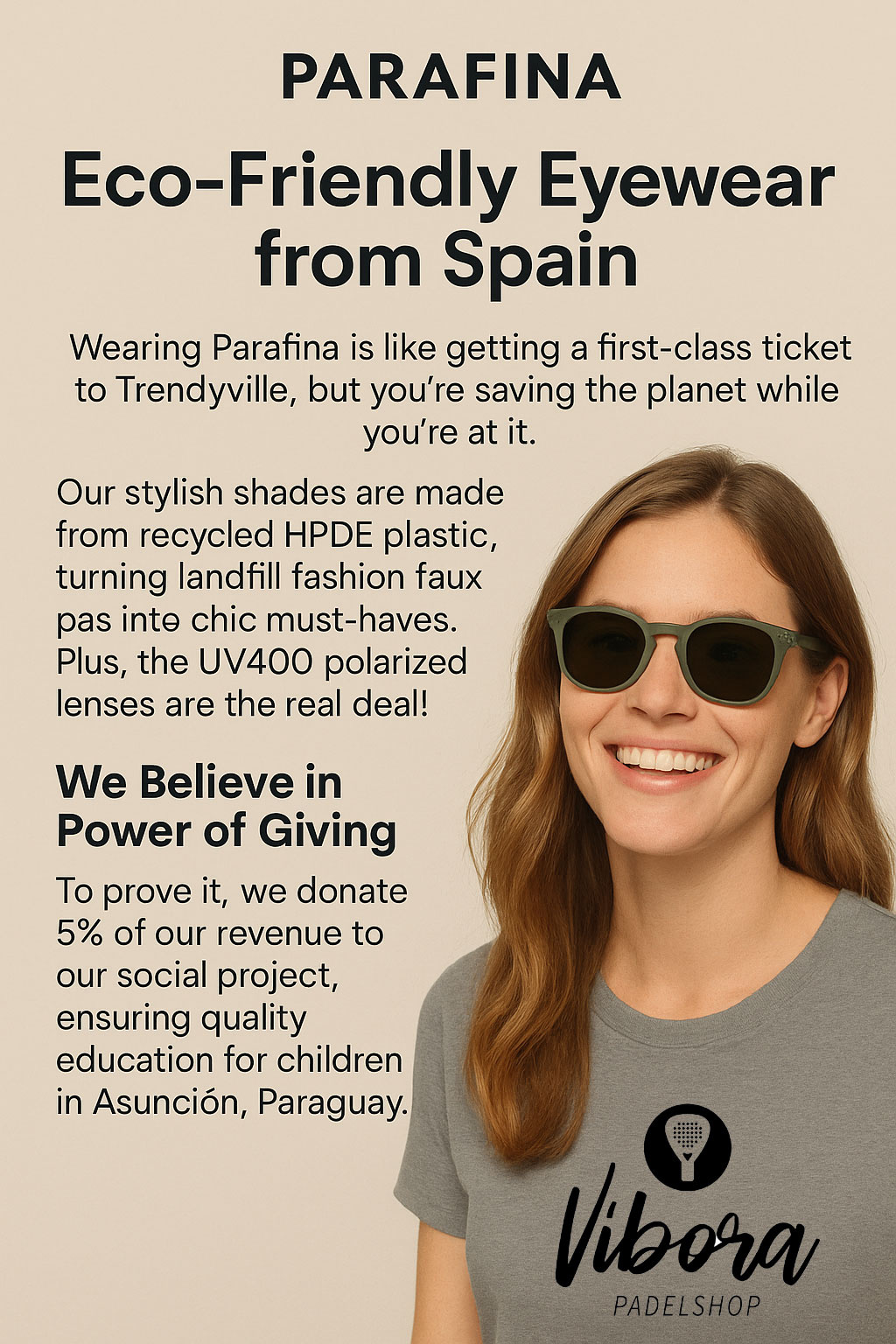 Parafina, het zonnebrillen fenomeen uit Spanje!!!