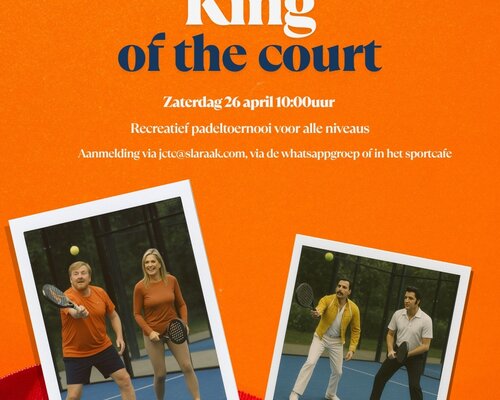 King of The Court, padeltoernooi komende zaterdag!!!