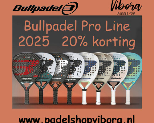 Bullpadel Pro Line nu 20% korting bij Padelshop Vibora