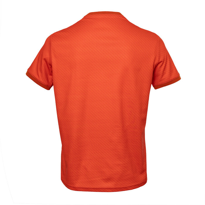 Indian Maharadja Indian Maharadja Men Pique Printed Tee Sunset Orange