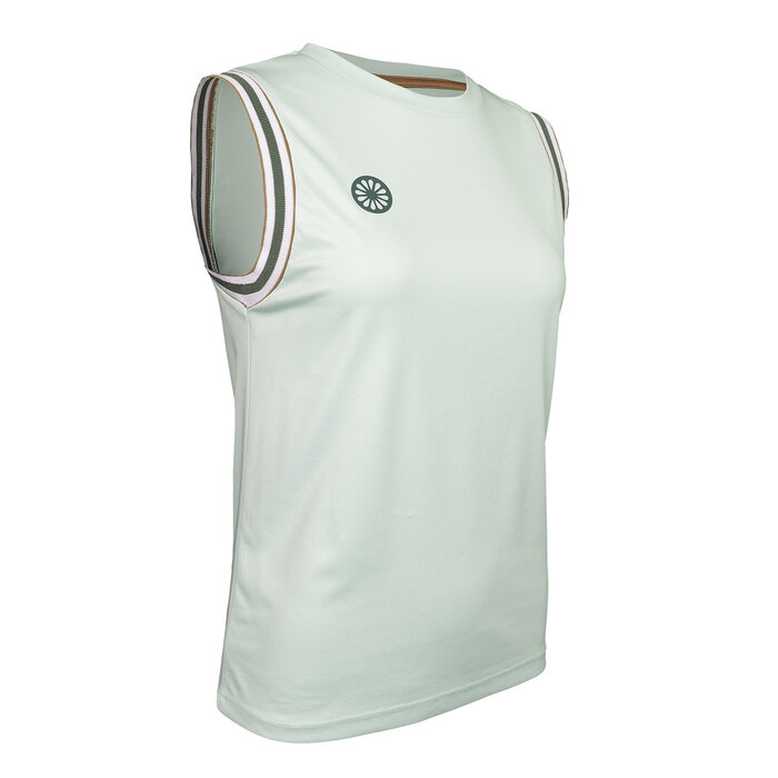 Indian Maharadja Women Sleeveless Pique Top Light Mint