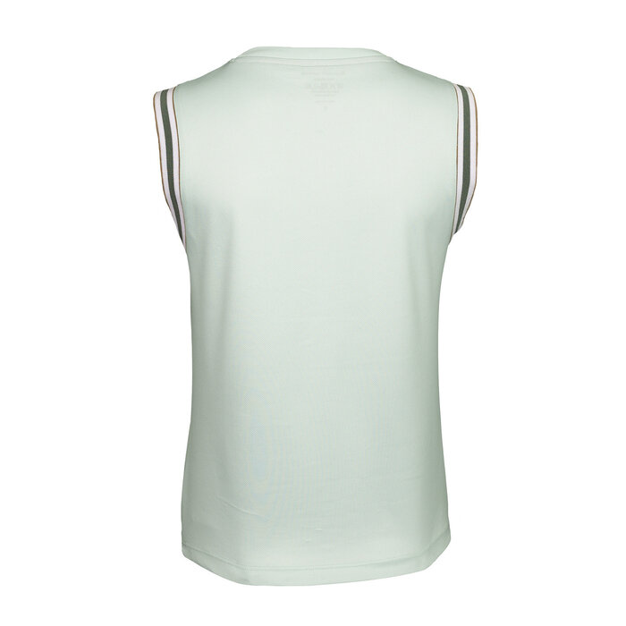Indian Maharadja Women Sleeveless Pique Top Light Mint