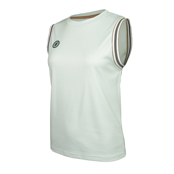 Indian Maharadja Women Sleeveless Pique Top Light Mint