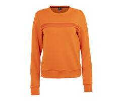 Indian Maharadja Women Soft Supreme Sweater Sunset Orange