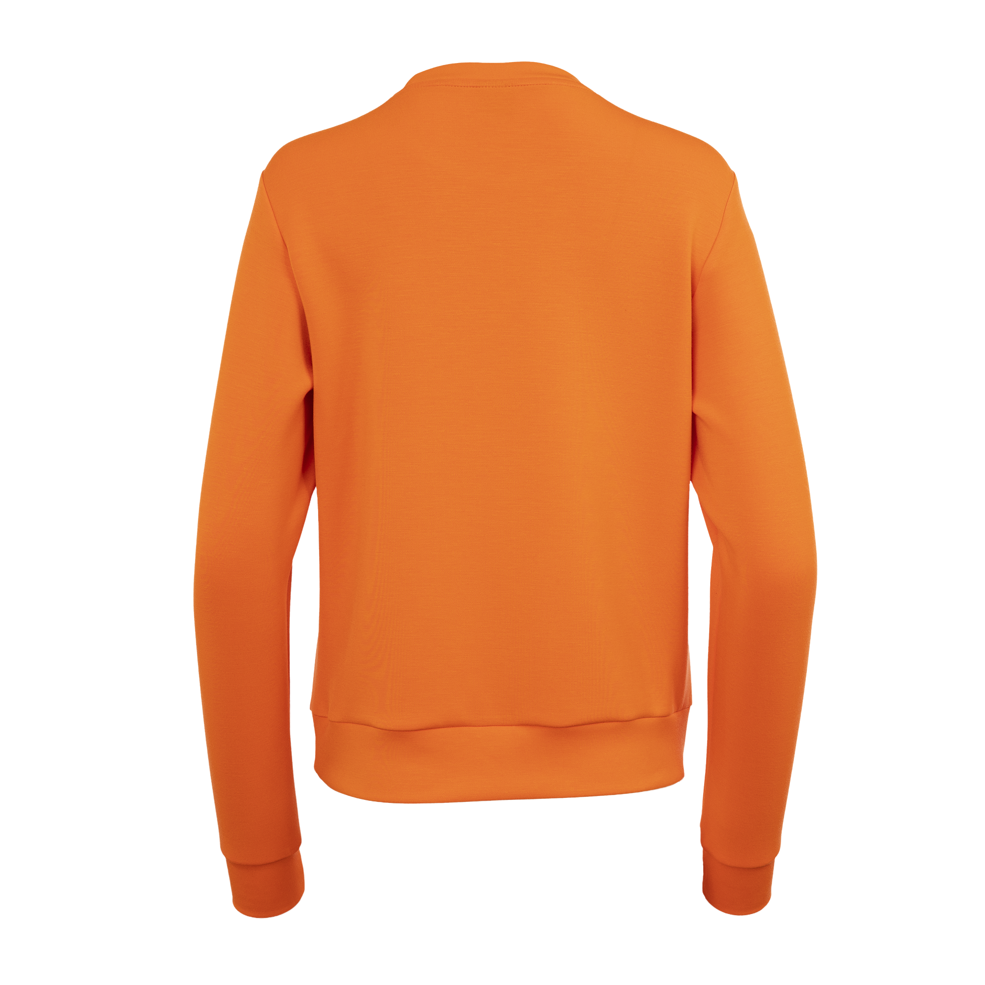 Indian Maharadja Women Soft Supreme Sweater Sunset Orange
