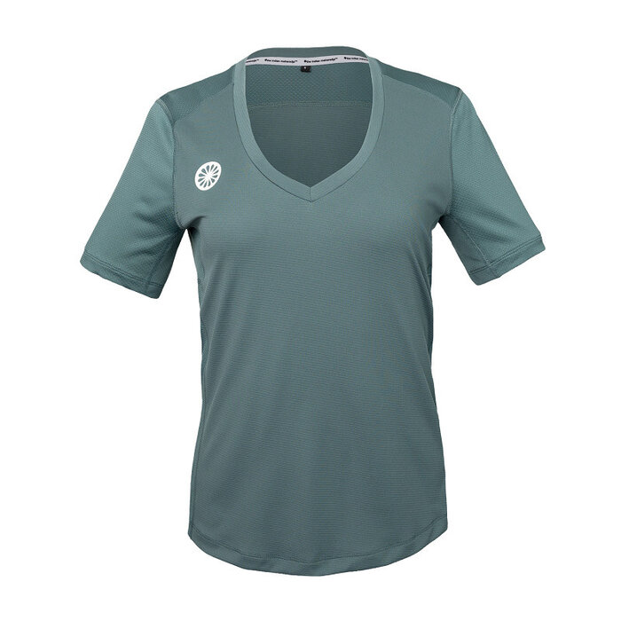 Indian Maharadja Kadiri Women Agility Tee Pewter Grey Shirt