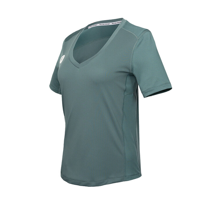 Indian Maharadja Kadiri Women Agility Tee Pewter Grey Shirt