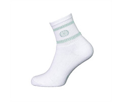 Indian Maharadja Unisex Striped Sock Low Length Light Mint