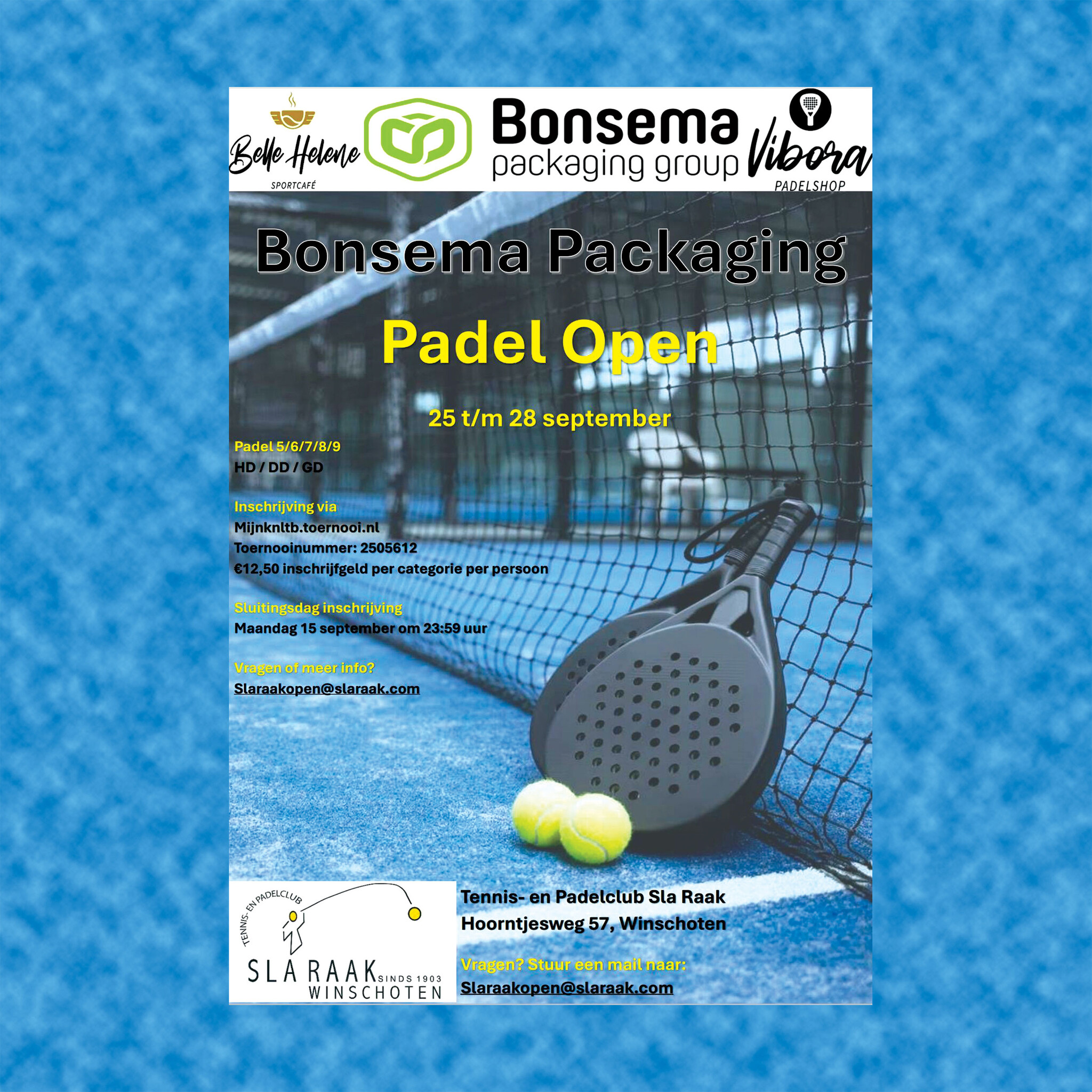 Bonsema Packaging Group Padel Open 2025!!!