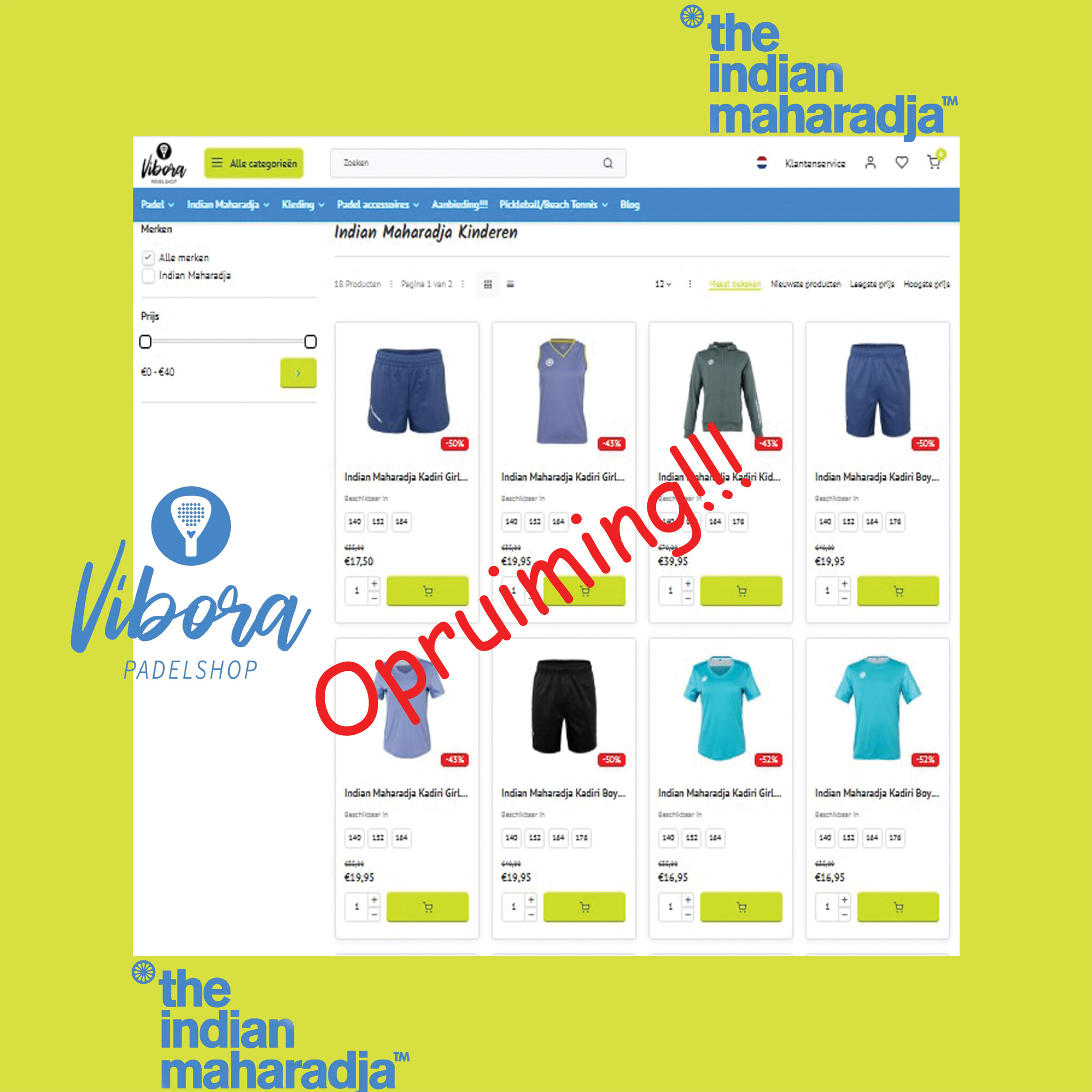 Opruiming Indian Maharadja voor kinderen!!!!