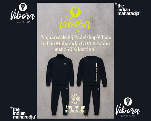 Najaarssale bij Padelshop Vibora – Indian Maharadja GOA & Kadiri met >50% korting!