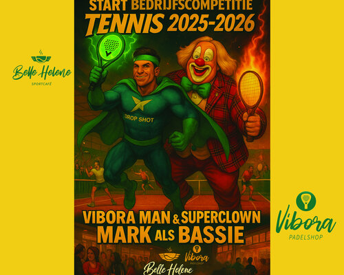 Bedrijfscompetitie Tennis 2025-2026 A-poule