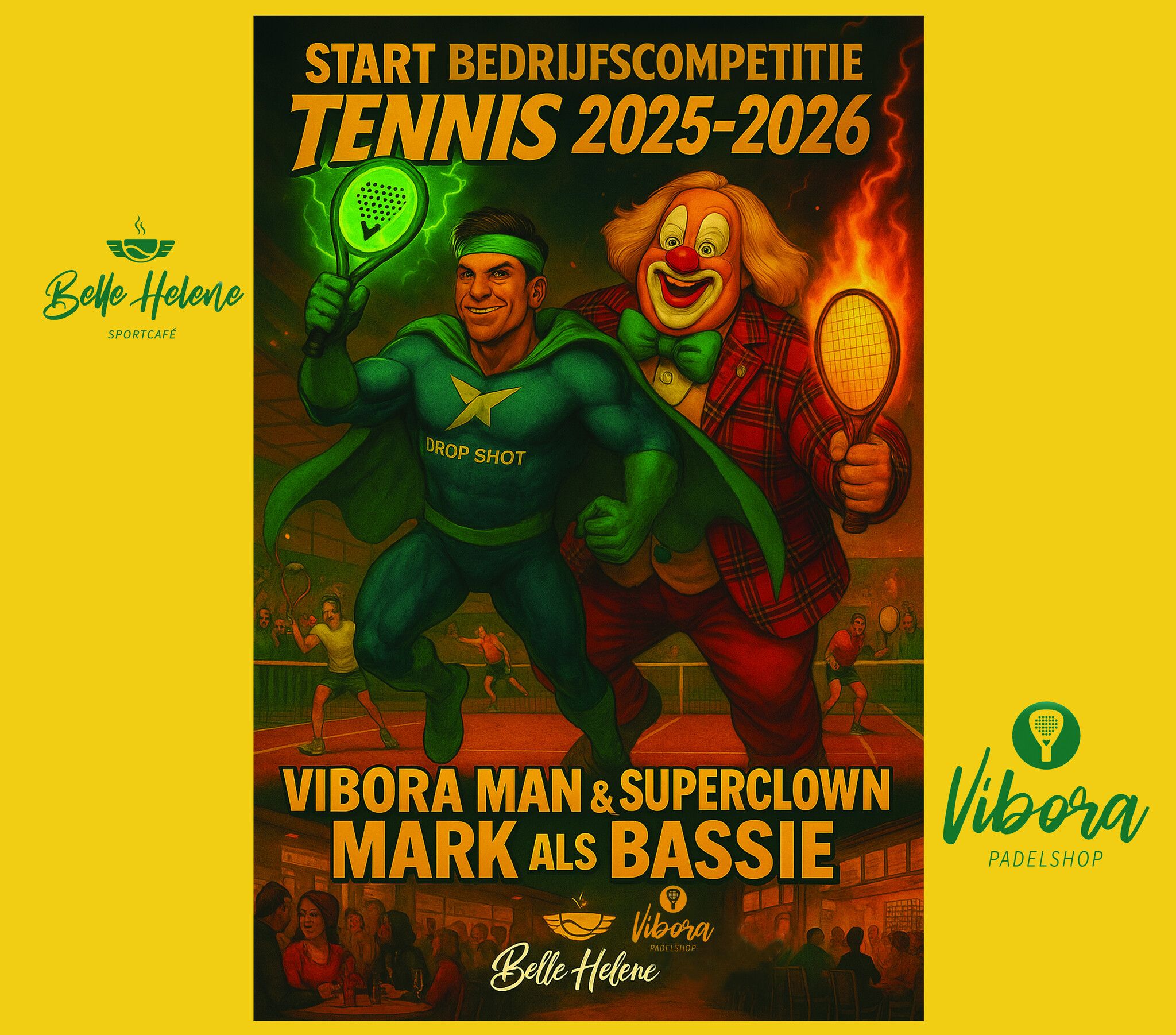 Bedrijfscompetitie Tennis 2025-2026 A-poule