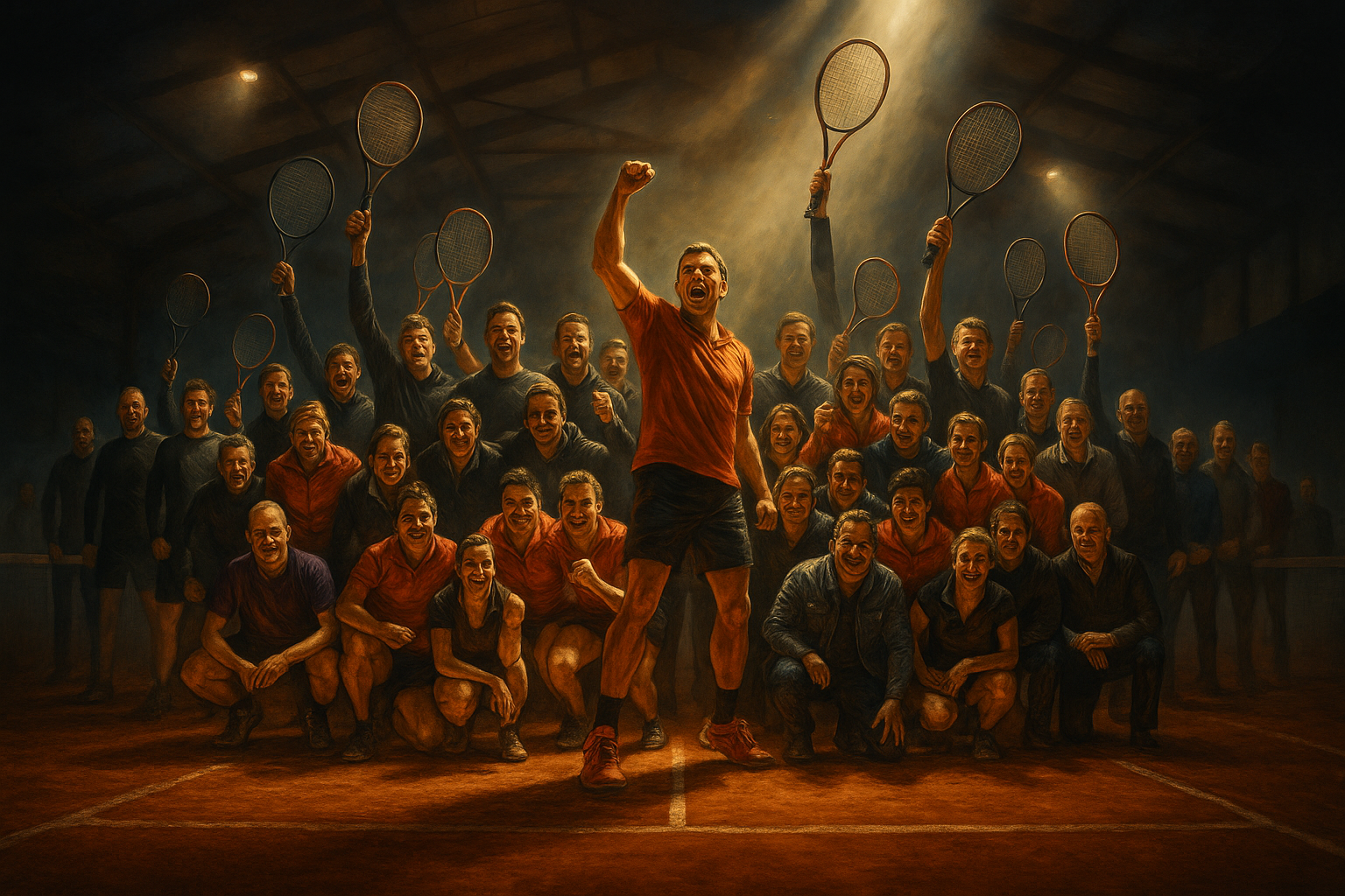 Bedrijvencompetitie Winschoten Tennis – A-poule: Spannende start en dubbele remises