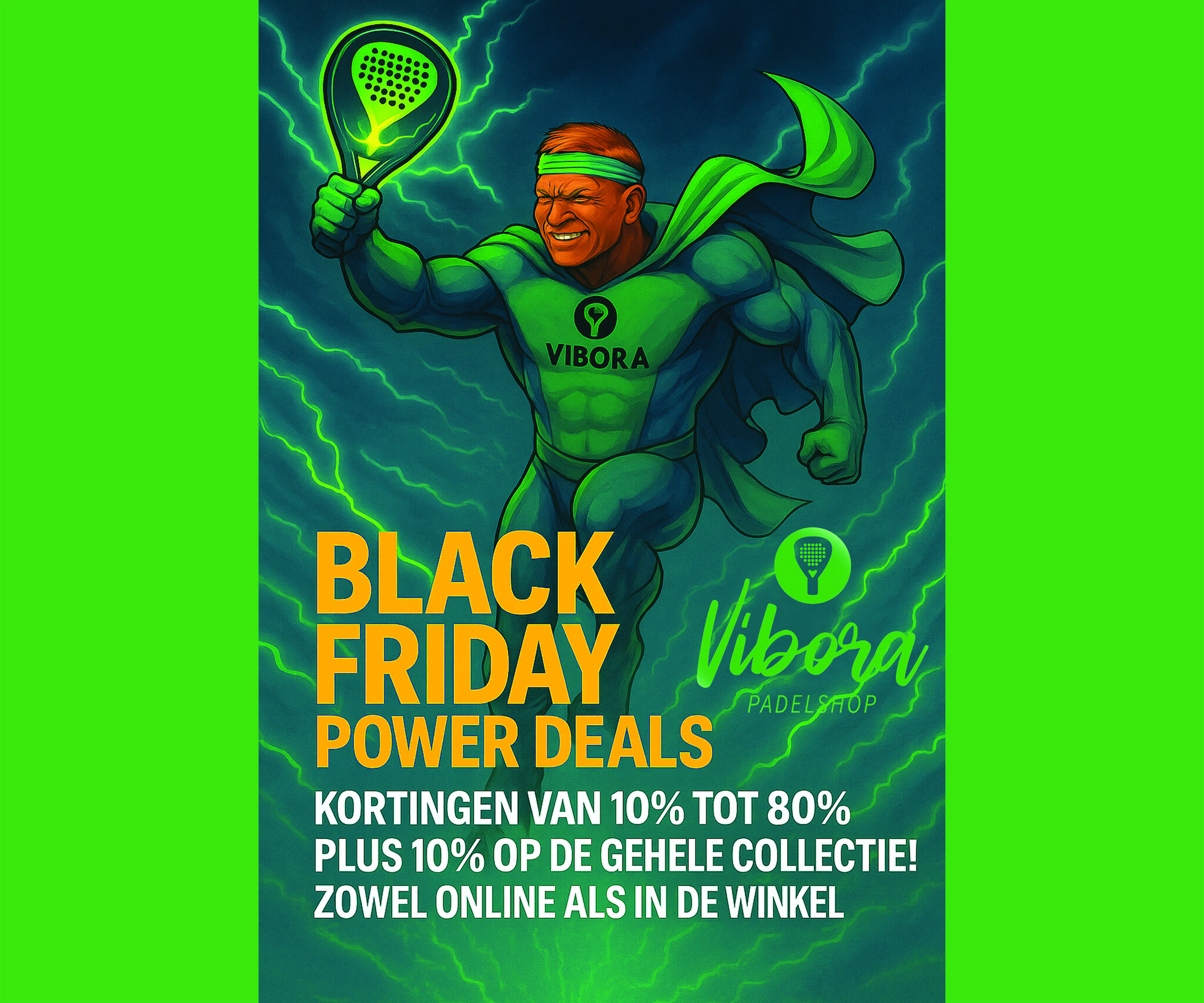 Pre-Black Friday 2025 bij Padelshop Vibora Winschoten – Start 7 november met mega padel deals!