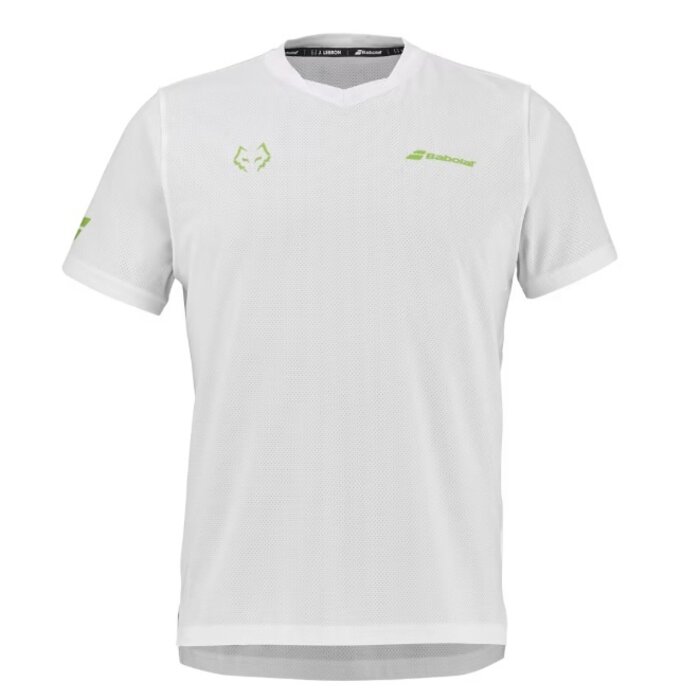 Babolat Crew Neck Tee J. LeBron T-Shirt Wit