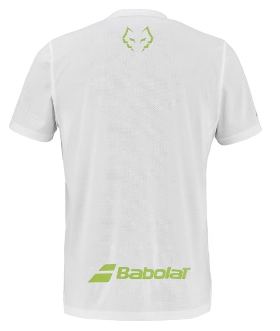 Babolat Crew Neck Tee J. LeBron T-Shirt Wit