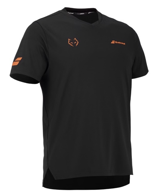 Babolat Crew Neck Tee Juan Lebrón 2026 T-Shirt Zwart