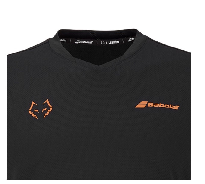 Babolat Crew Neck Tee Juan Lebrón 2026 T-Shirt Zwart
