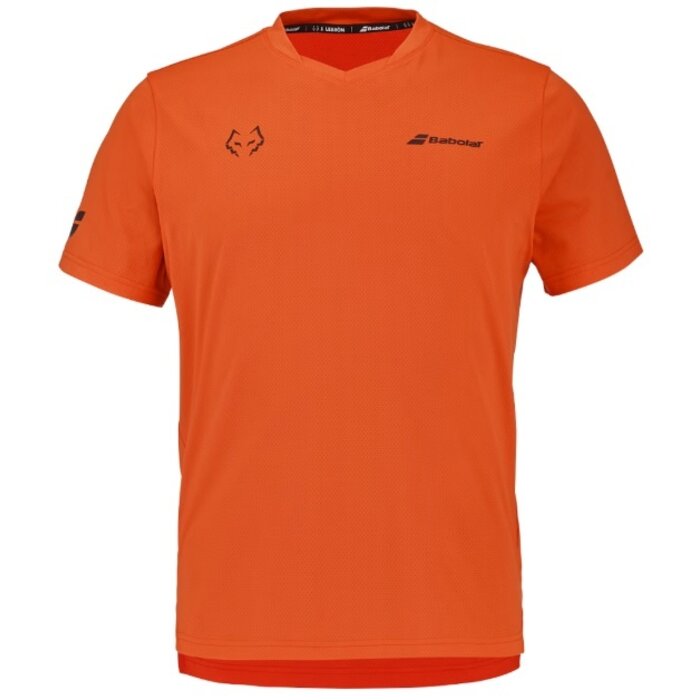 Babolat Crew Neck Tee Juan Lebrón 2026 T-Shirt Red Orange