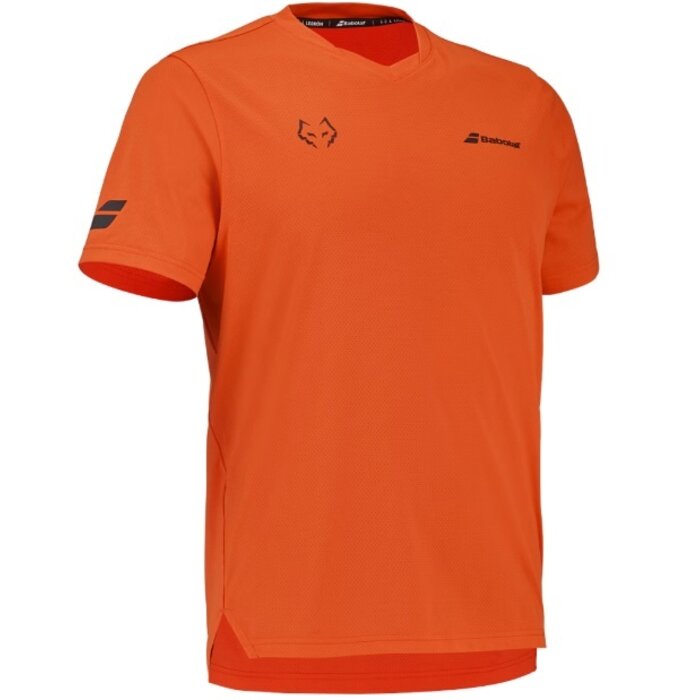 Babolat Crew Neck Tee Juan Lebrón 2026 T-Shirt Red Orange