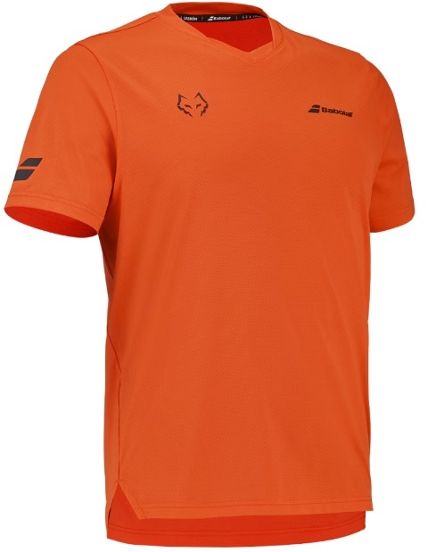 Babolat Crew Neck Tee Juan Lebrón 2026 T-Shirt Red Orange