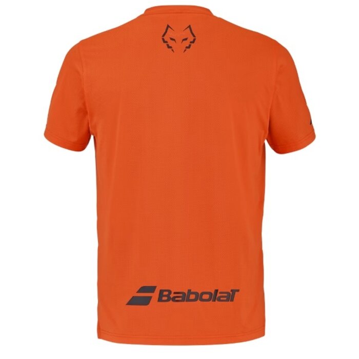 Babolat Crew Neck Tee Juan Lebrón 2026 T-Shirt Red Orange