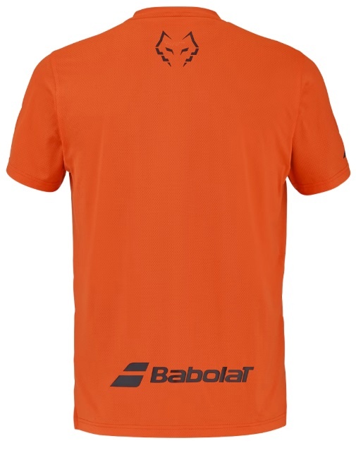 Babolat Crew Neck Tee Juan Lebrón 2026 T-Shirt Red Orange