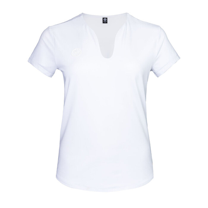 Indian Maharadja Women Breeze Tee Bright White Dames Shirt Wit