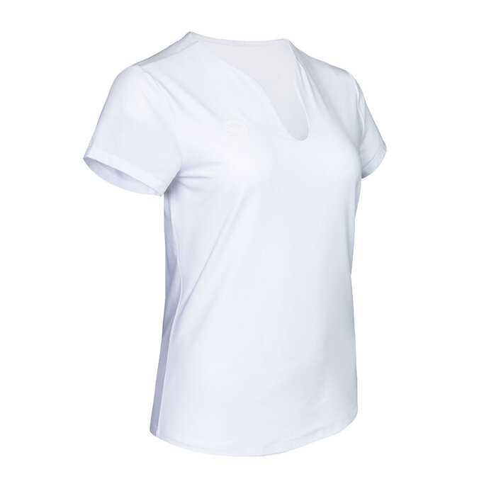 Indian Maharadja Women Breeze Tee Bright White Dames Shirt Wit