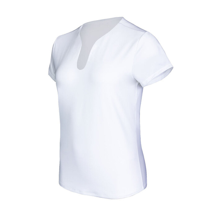 Indian Maharadja Women Breeze Tee Bright White Dames Shirt Wit