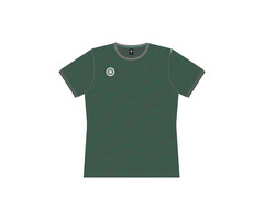 Indian Maharadja Men Pique Printed Tee Hunter Green