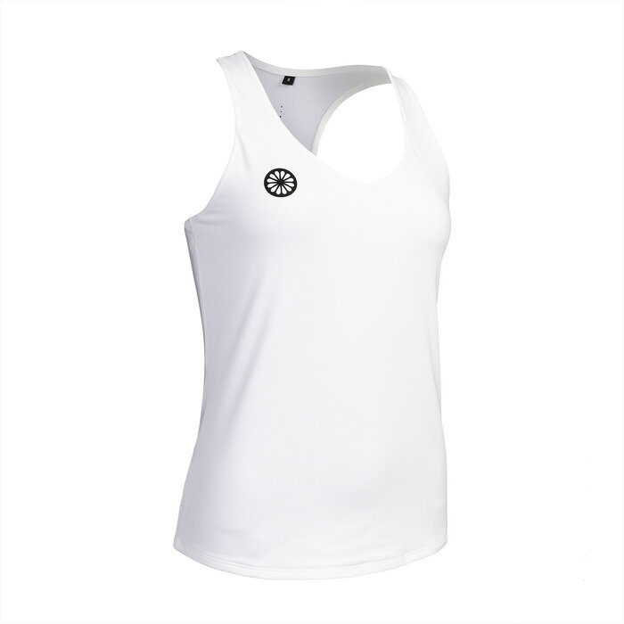 Indian Maharadja Woman Breeze Tank Bright White Dames Wit