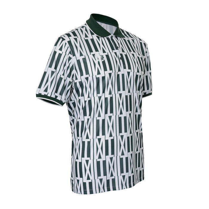 Indian Maharadja Men Pique Printed Polo Hunter Green Mannen