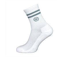 Indian Maharadja Striped Crew Sock Misty Grey