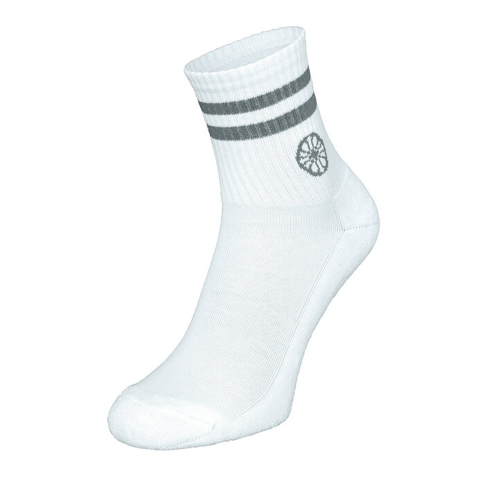 Indian Maharadja Striped Crew Sock Misty Grey Sokken