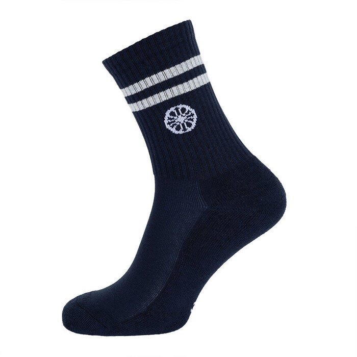 Indian Maharadja Striped Crew Sock Night Blue Sokken
